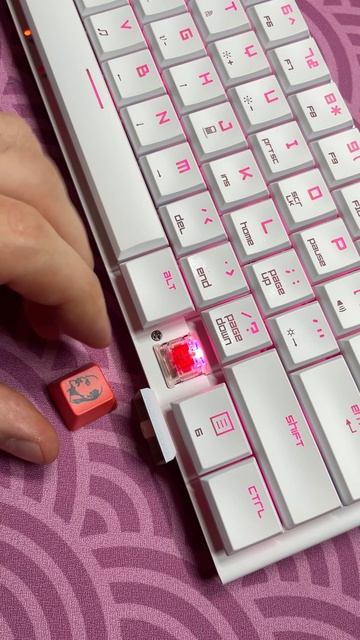 Компактная механическая клавиатура для телевизора 🤔 #клавиатура #клава #механика #телевизор