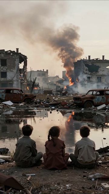 Безнадежность будущего: взгляды на разрушение #война #печаль #разрушение