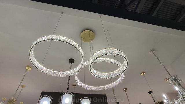 Композиция 8240 из трех светильников NEWPORT, Gold