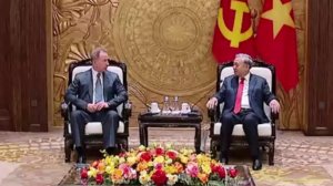 Директор Росгварди Виктор Золотов встретился с президентом Вьетнама То Ламом