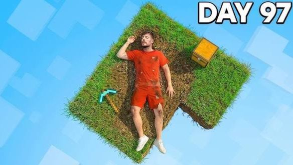 Я продержался 100 дней в Skyblock