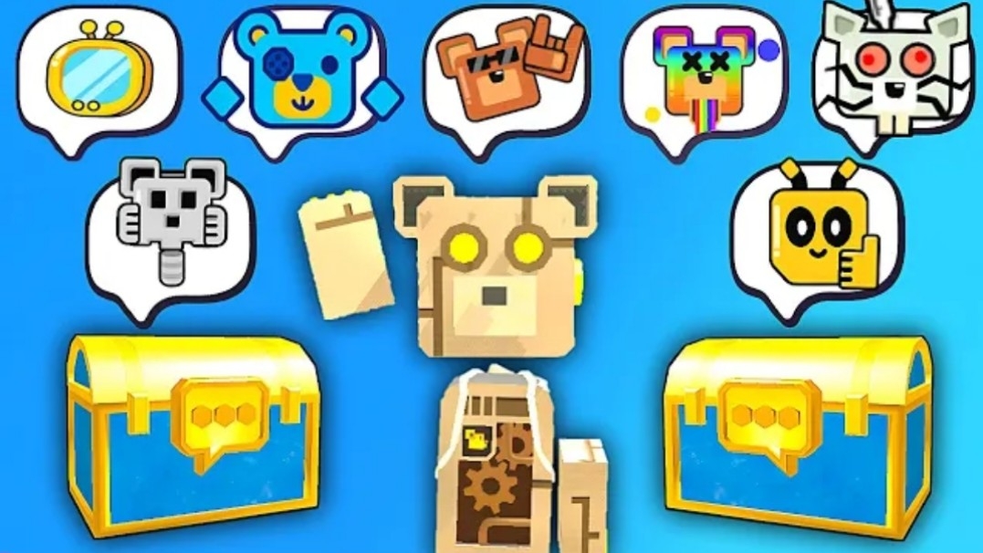 ВСЕ СУНДУКИ С РОБОТАМИ в Super Bear Adventure/Прохождение игры Супер Мишка