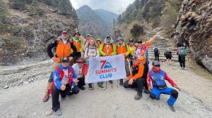 Мост Хиллари и прочее, группа Клуба 7 Вершин «Еще чуть-чуть» поднялась в Намче Базар