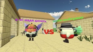 я vs  артëмки24к незнаю зачем я это снял (до конца)