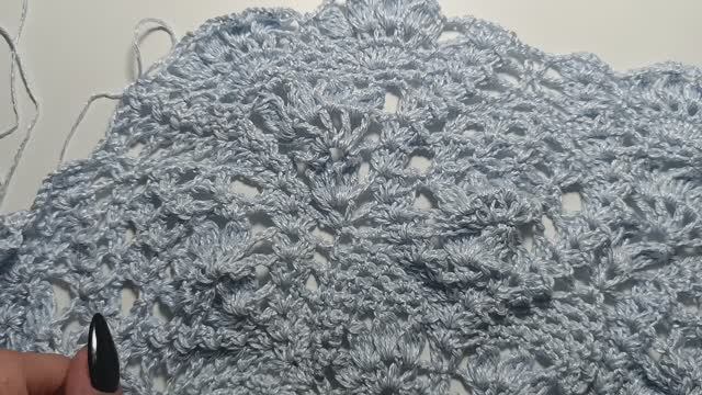 Ажурный берет  часть 3