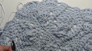 Ажурный берет  часть 3