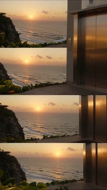 Завораживающий закат: Элегантность и природа #закат #природа #архитектура