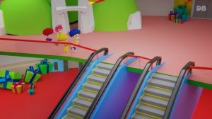 Детские мультики. Правила безопасности: Лифт и эскалатор.