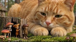 Лесные духи встречают доброго великана-кота 🐱 Успокаивающая кельтская музыка и атмосфера