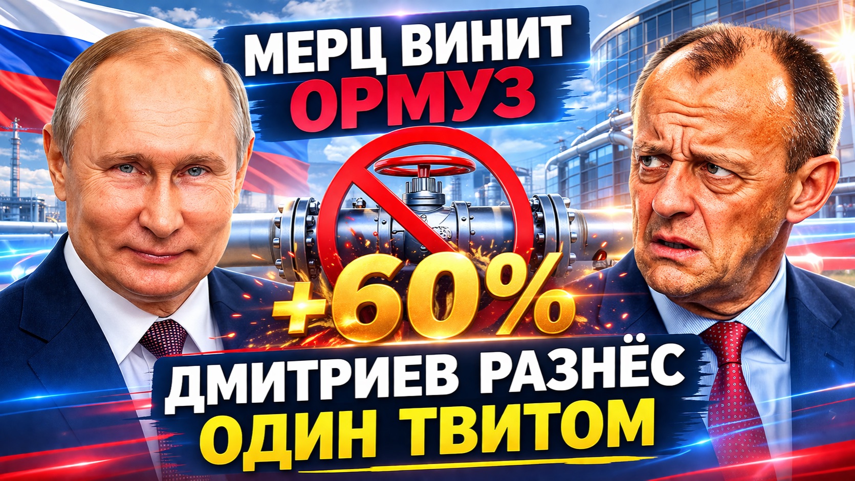 «МОРАЛЬНАЯ ПОБЕДА» МЕРЦА: ОРМУЗ КАК ОТГОВОРКА ДЛЯ БЕРЛИНА, а газ вырос на 60%