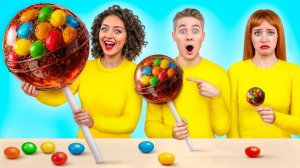 Большая, Средняя или Маленькая Тарелка Челлендж | Эпичные Кулинарные Лайфхаки от Multi DO Challenge