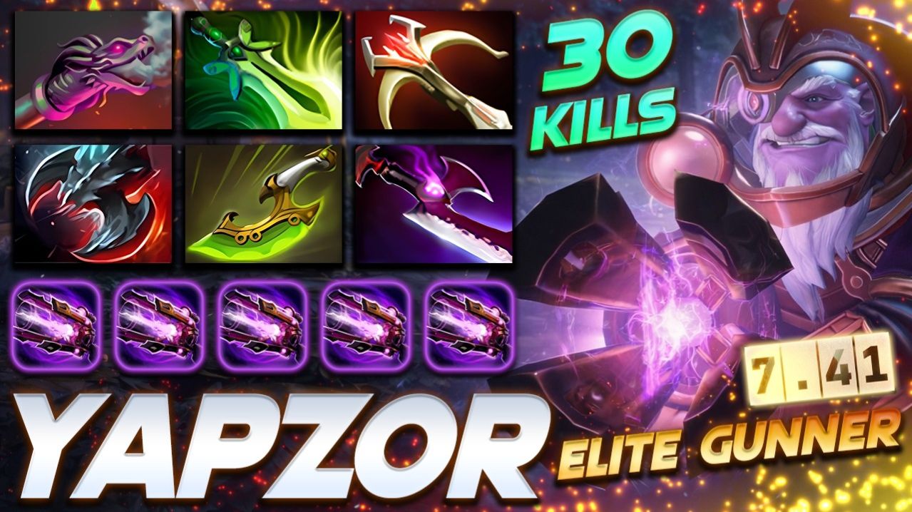 Yapzor Sniper 30 Frags Elite Carry - Dota 2 Pro Gameplay [Watch & Learn]
