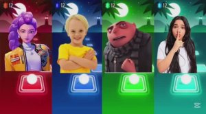 МУЛЬТИКИ ГАДКИЙ Я 4 ПРОТИВ ВЛАДА И НИКИ И ОХОТНИКОВ НА ДЕМОНОВ 🍌🔥🏹