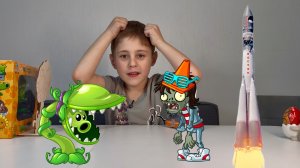 Даня БанДаня  побеждает зомби и улетает на ракете