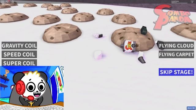 ROBLOX Escape The North Pole Obby! SANTA'S WORKSHOP CRAZY CHRISTMAS Let's Play With Combo Panda