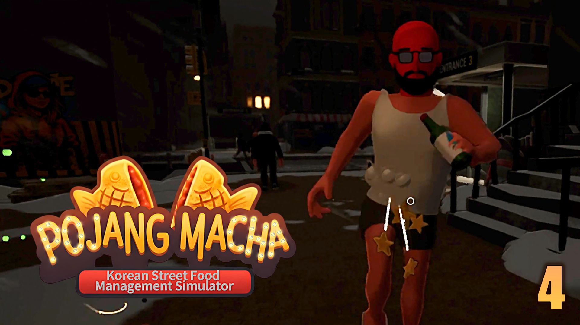 Избиваем Алкашей ► POJANGMACHA : Korean Street Food Simulator №4