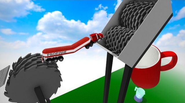 МАШИНЫ ПАДАЮТ ИЗ СТАКАНА В БЛЕНДЕР ЧЕРЕЗ ЭПИЧНЫЙ ОГРОМНЫЙ ШРЕДЕР | ИГРА TEARDOWN