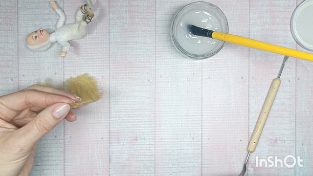 Домовёнок Люся, часть 2. Как сделать лапти ватной игрушке