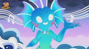 Храбрый шериф Лабрадор, ужасающий морской монстр, познавательный мультфильм.