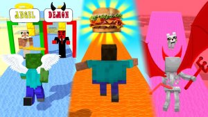 Беготня по Еде! ПОЛЕЗНАЯ ИЛИ НЕТ?? Minecraft Challenge