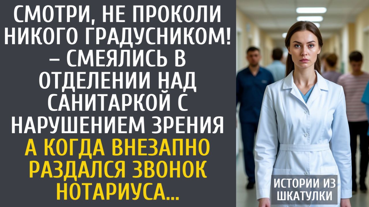 Истории из жизни: Смотри, не проколи никого градусником! – смеялись в отделении над санитаркой…