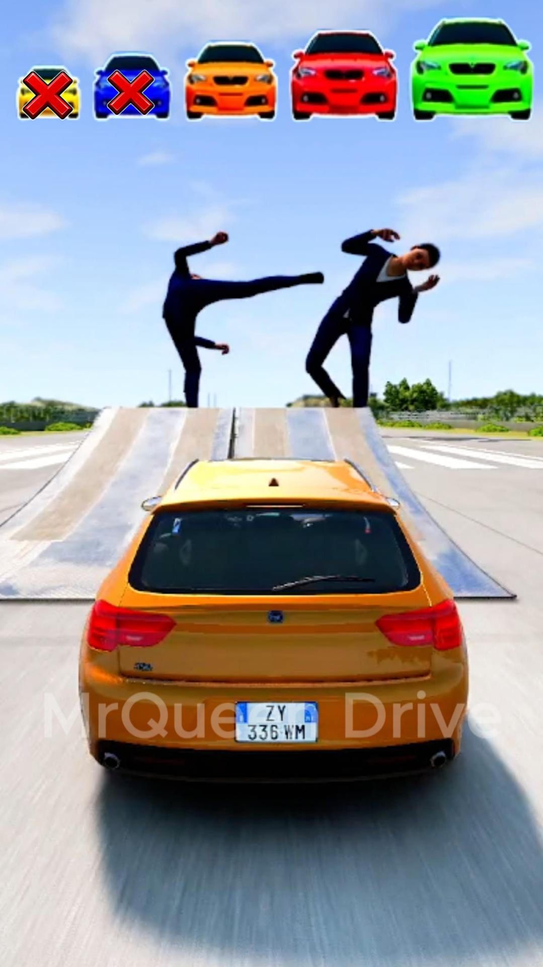 СБОЛЬШАЯ И МАЛЕНЬКАЯ МАШИНКА ПРОТИВ УДАРА