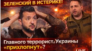💥 ЗЕЛЕНСКИЙ В ИСТЕРИКЕ! Главного террориста Украины* «прихлопнут»? Его жена уже отравлена!