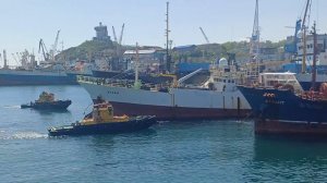 "АЛДАН " КРАБОВЩИК ВЫХОДИТ С ПОРТА ВЛАДИВОСТОК
#Краболов