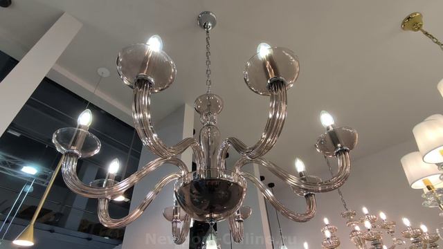 Люстра NEWPORT 8648/С Chrome Coffee