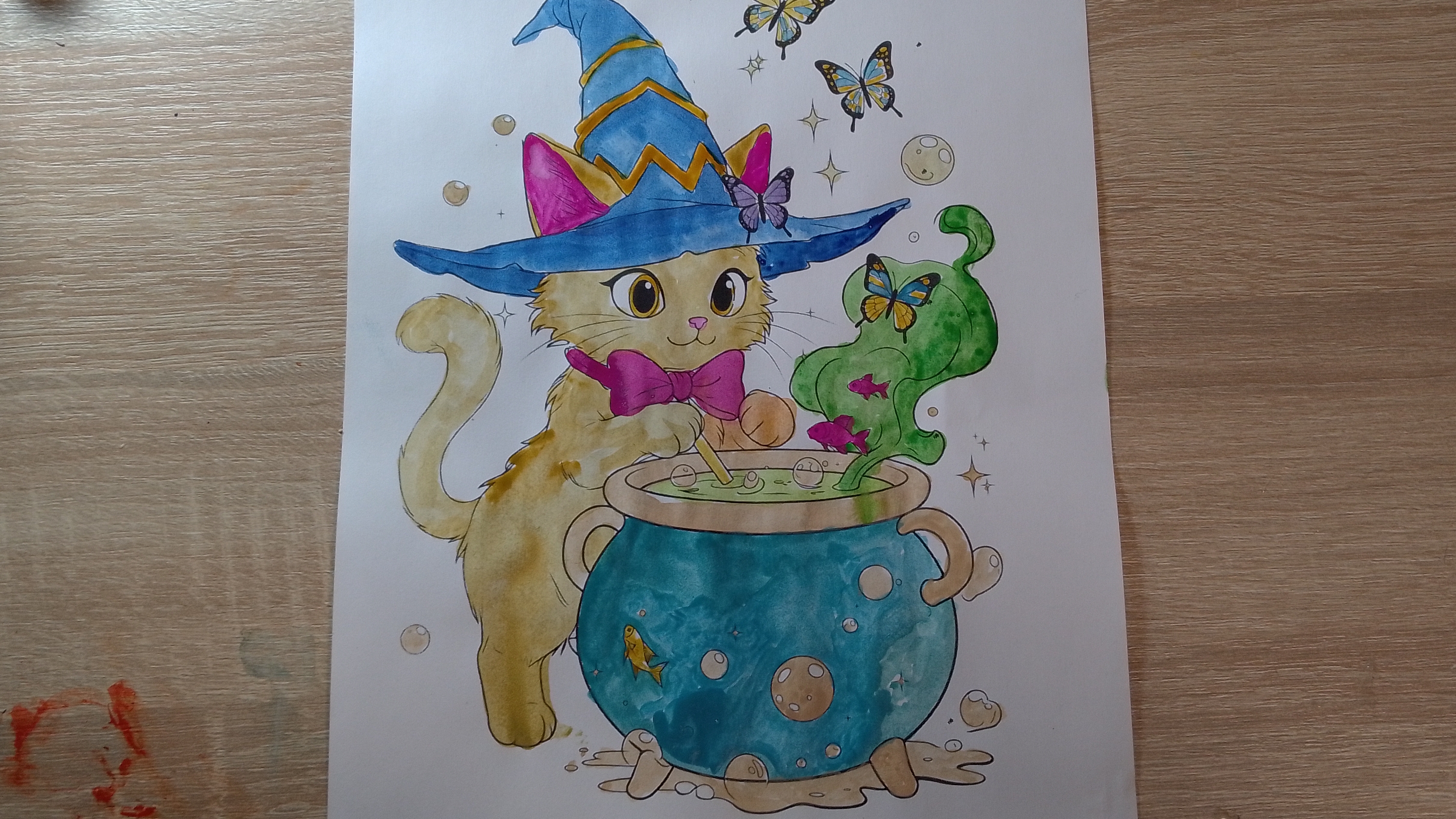 Кот Фамильяр (в мою раскраску)