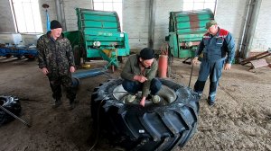 Сегодня предстоит грандиозный коллективный шиномонтаж!