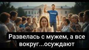 Истории из Жизни Развелась с мужем, а все вокруг осуждают