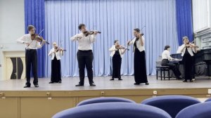 Образцовый ансамбль скрипачей "Каприс"  г. Вихоревка