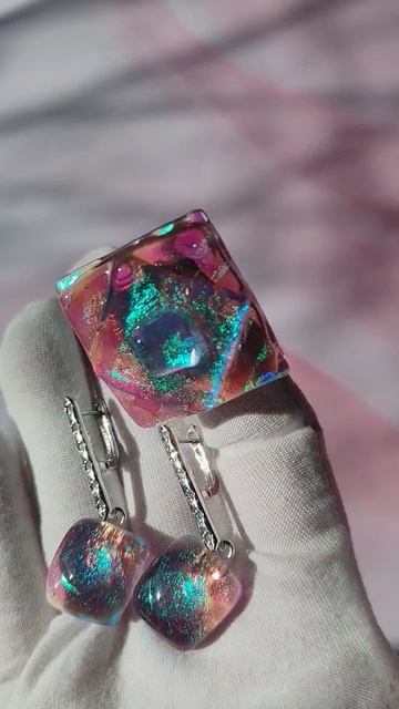 Розовый рассвет украшение