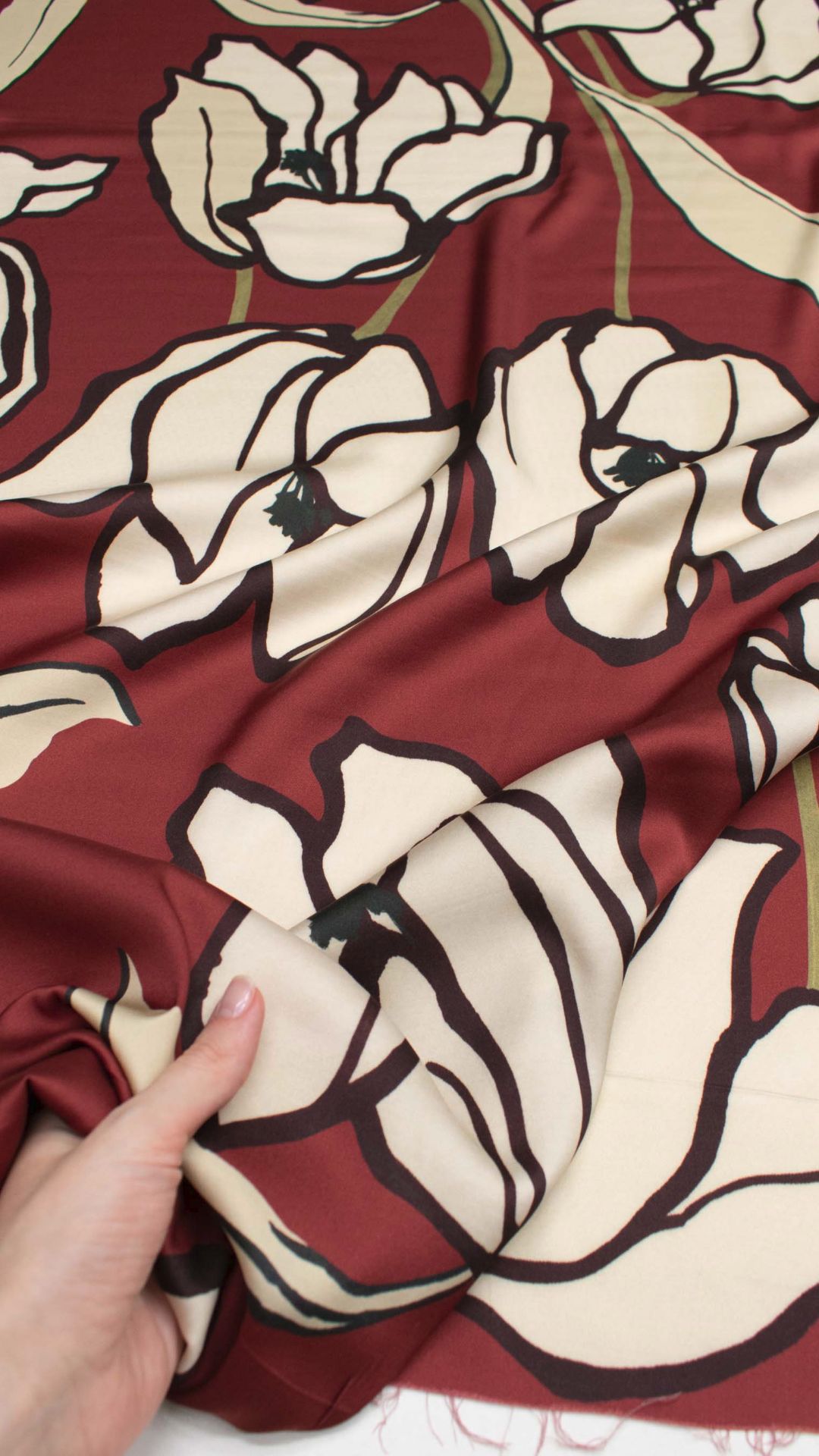 🌸 Атласная вискоза Stella McCartney PR310 🇮🇹