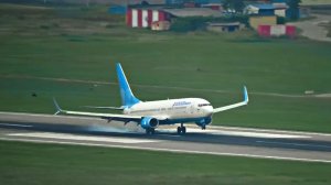 Самолёт внезапно ушёл на второй круг. Боинг 737-800 в Сочи