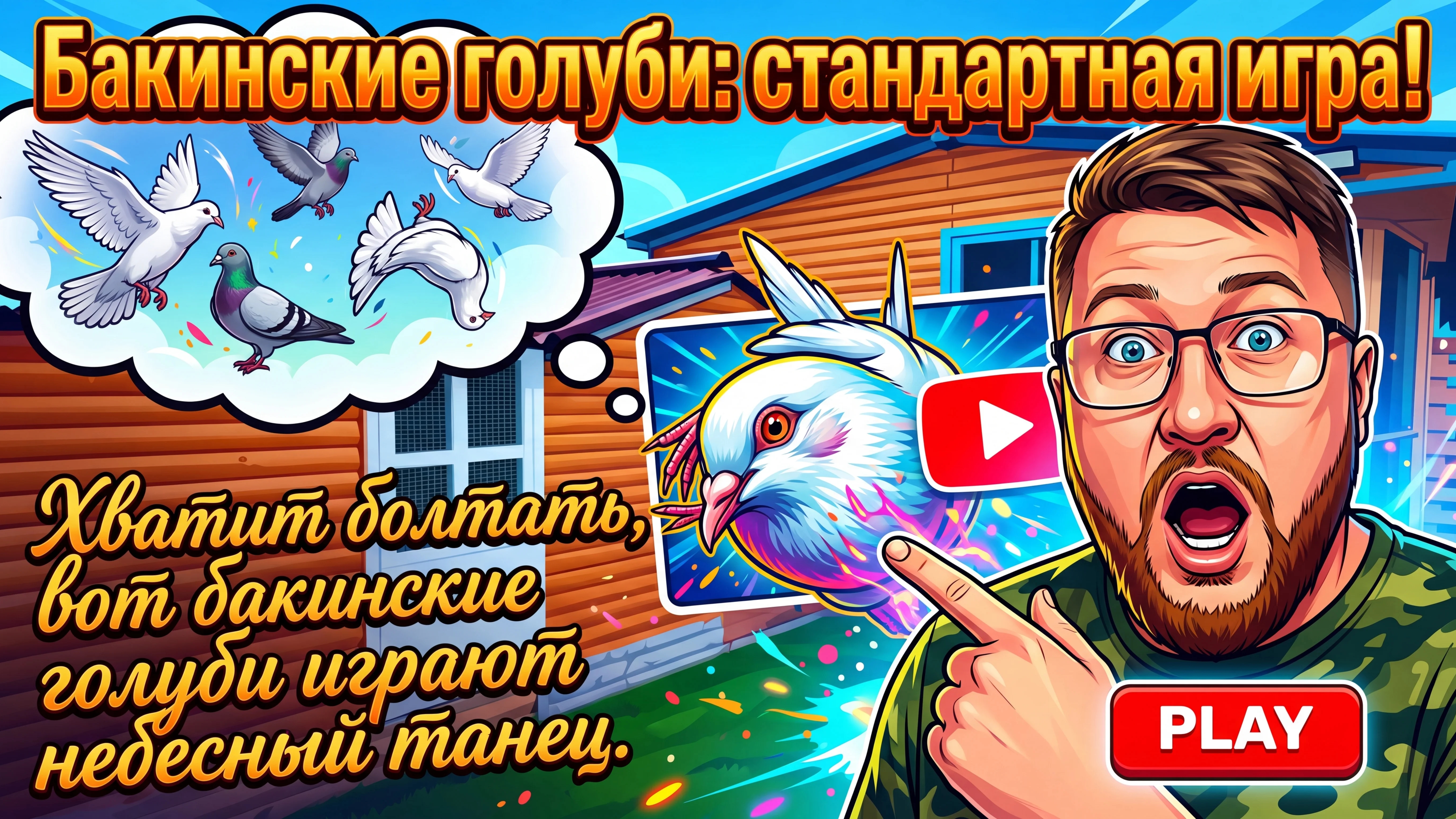 БАКИНСКИЕ ГОЛУБИ: Асана Олеговича.Как должны играть бакинские голуби по стандарту? Тверская область.