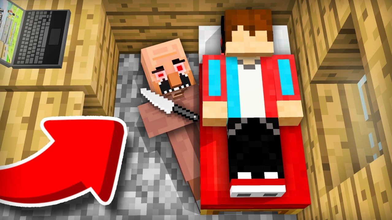 ЭТОТ ЖИТЕЛЬ ПОДЖИДАЛ МЕНЯ ДОМА В МАЙНКРАФТ  Компот Minecraft