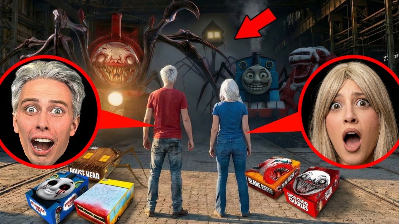 НИКОГДА не открывай лего набор CHOO CHOO CHARLES Vs THOMAS Vs HOUSE HEAD Vs PLANE EATER!!