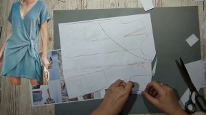 Моделирование. Платье, скрывающее живот и бедра. Выкройка № 2029.