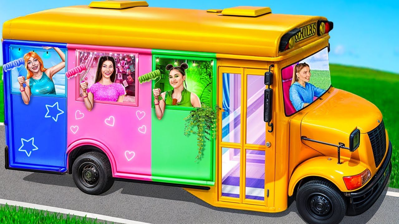 Мы Построили 3 СЕКРЕТНЫЕ КОМНАТЫ В Школе, Прячемся От Злого Учителя!