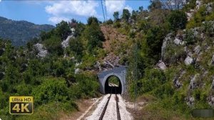🚄 4К SmartTV ➤ 🌄 Из Никшича в Подгорицу, ŽPCG, Черногория, июнь 2025 г.! 🌄