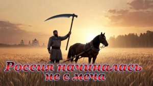 Россия начиналась не с меча