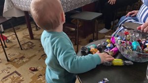 Поехали на Пасху к родителям/ Гости, застолье... Обалдеть сколько мама дала продуктов 😍 Мои родные