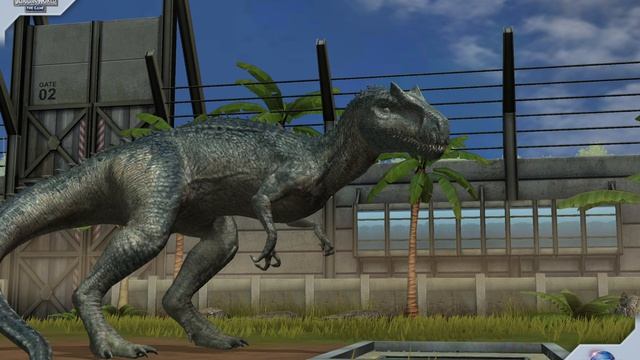 У меня Одноглазый Аллозавр вылупился,  « Я играю в Jurassic World The Game »