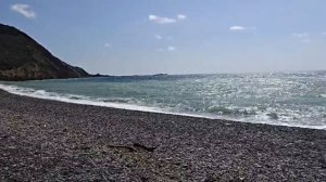 Море и пляж Сукко 15 апреля. Показывает Дмитрий Сорвенков.