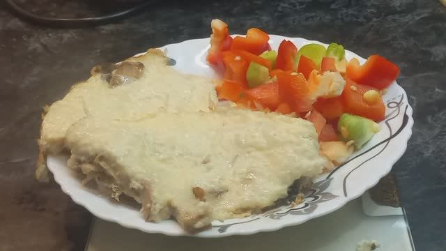 Самый лучший завтрак диабетика с расчетом КБЖУ и гликемического индекса. Запеканка из шампиньонов