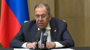 Пресс-конференция С.Лаврова по итогам визита в Китайскую Народную Республику