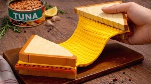 LEGO выглядит СЛИШКОМ РЕАЛИСТИЧНО: идеальный рецепт тающего тунца с сыром!