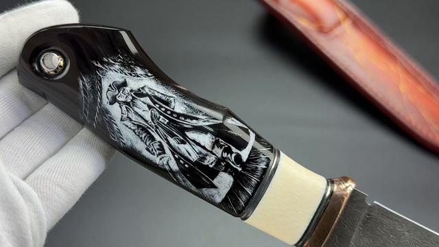 Авторский нож «Пират» от кузницы Медведь